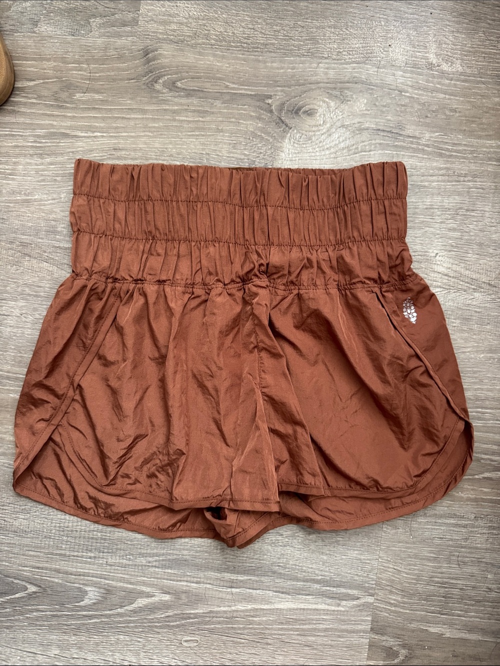 High-Waist Rust Women’s Shorts